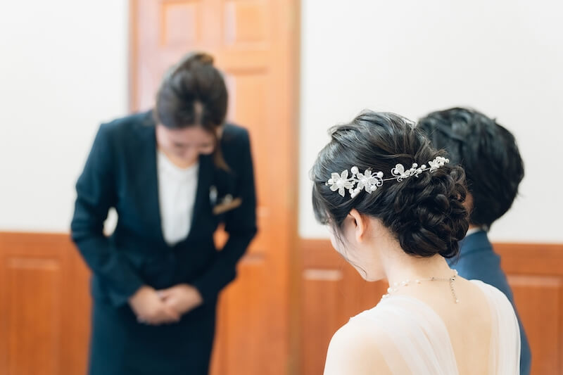 結婚式当日