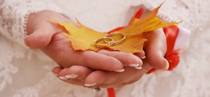 秋の結婚式